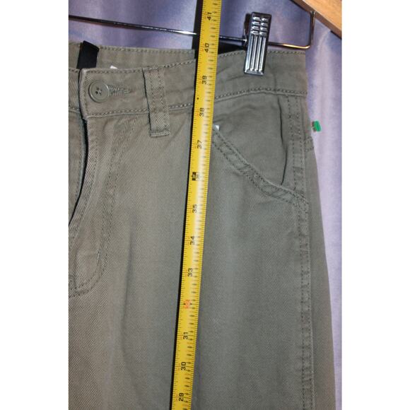 Divided by H&M Wide Leg Military Green Baggy Pants Woman's 2 - Picture 4 of 7